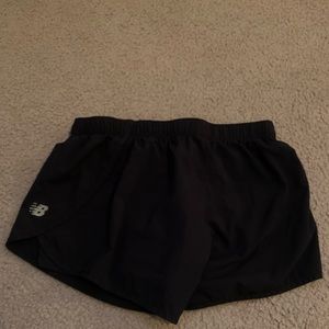 Black New Balance athletic shorts